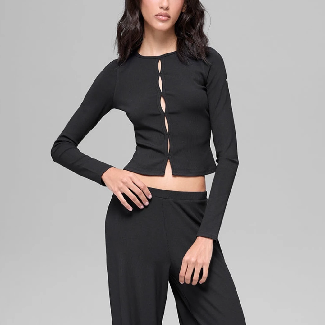 Women's Slim Fit Long Sleeve Y - đánh giá và giá Yoga Of Fitness