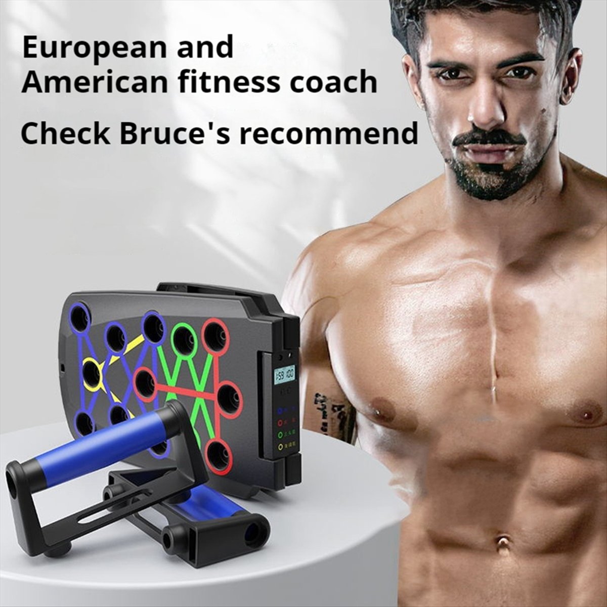 Portable Foldable Push Up Boar - đánh giá và giá Push Up Board